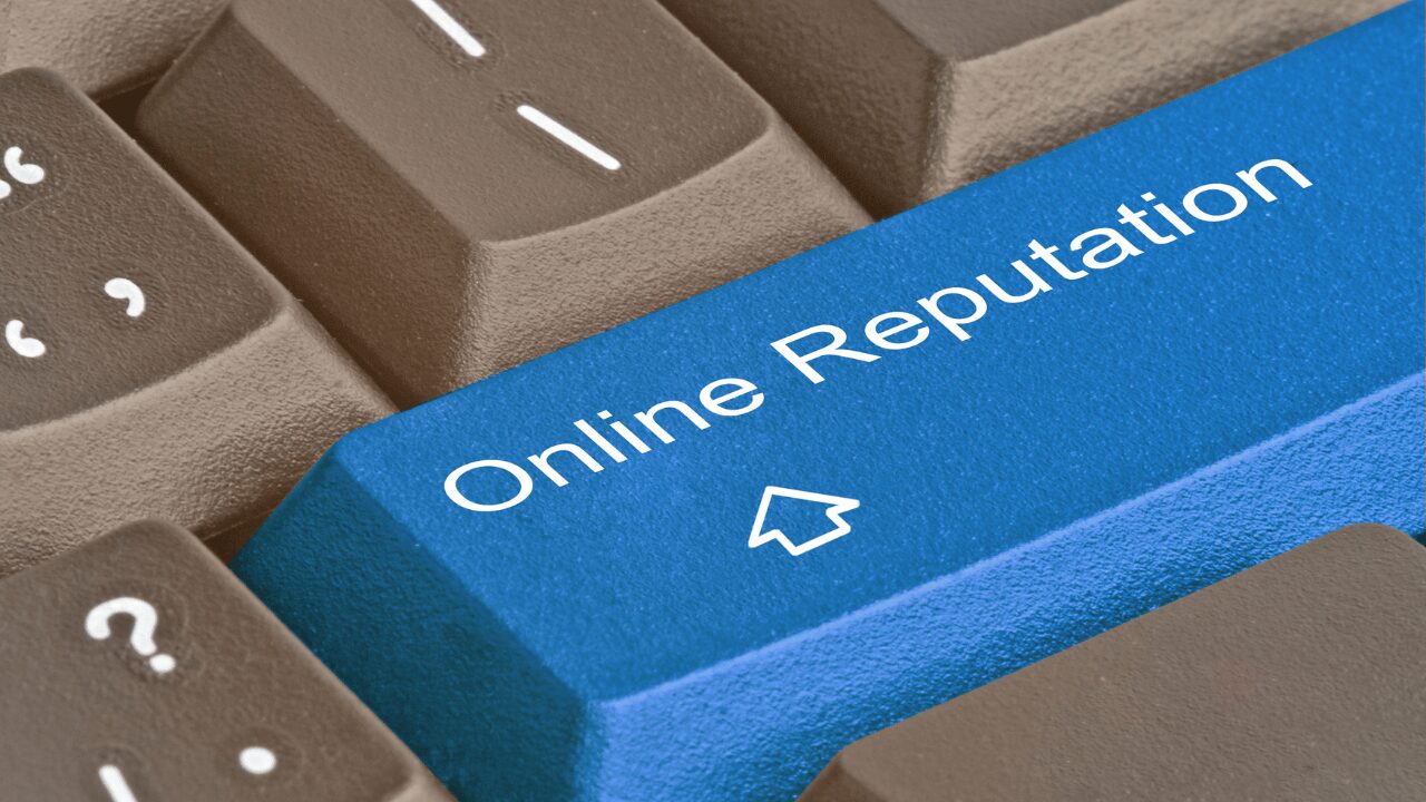 online reputationと書かれたキー
